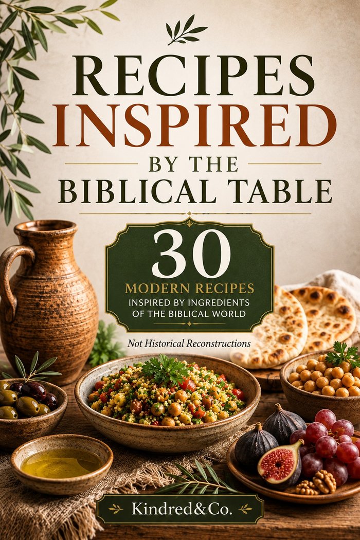 Recipes Inspired by the Biblical Table — free bonus cookbook